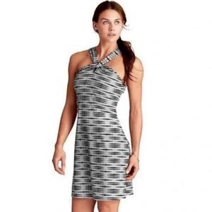 Athleta Kiki Twist Halter Neck Printed Swim Dress